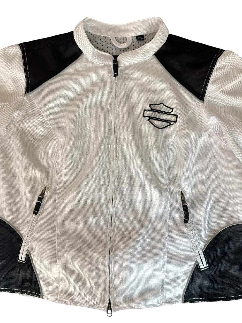 Harley-Davidson Women’s White Mesh Riding Jacket - Picture 3 of 14